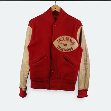 1957 Spaulding High State Champs Varsity Jacket