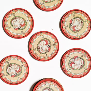 Christmas Santa Cork Coasters 