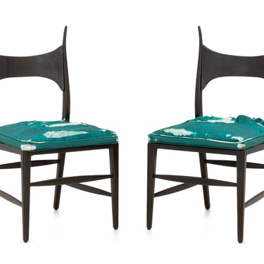 Pair of Edward Wormley for Dunbar "Antler" Chairs