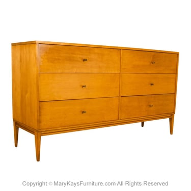 Paul McCobb for Planner Group Mid Century 6 Drawer Lowboy Dresser