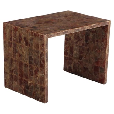 A Mica covered coffee or side table