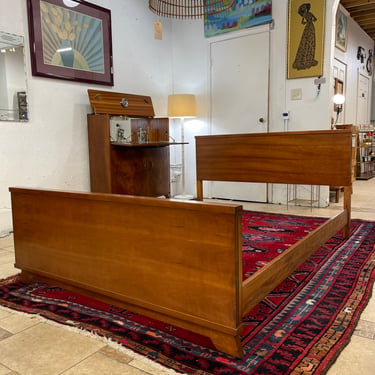 Mid Century/Vintage Walnut Full Bed Frame by Huntley Furniture