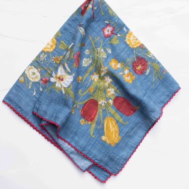 Denim Cecilia Cotton Scarf