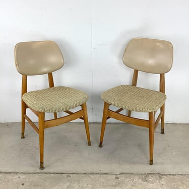 Pair Mid-Century Side Chairs in the Style of Thonet 