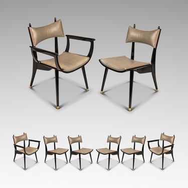 Rare Mid-Century Modern Set of Six ( 6 ) Architectural 