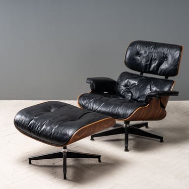 Eames Rosewood Lounge Chair & Ottoman