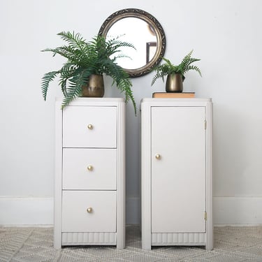 A Set of Side Tables in Cashmere