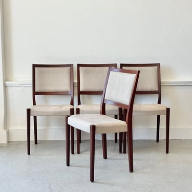 Set of 4 Danish Rosewood Dining Chairs by Svegards Markaryd