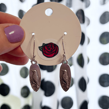 Quoth the Raven Earrings