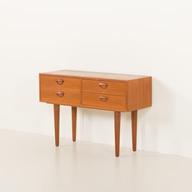Low dresser in teak by Kai Kristiansen for Feldballe Møbelfabrik, Denmark 1960s 