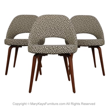 Knoll Saarinen Executive Side Chairs Model 72 set of three