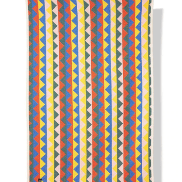 ZZZ THREE COTTON BEACH TOWELS / MINI BLANKETS - BY MICHELE RONDELLI