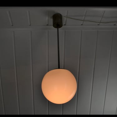 Art Deco ceiling light ball light ceiling lamp 30s 40s pendant light glass lamp light vintage design Bauhaus opal glass 