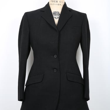 Black Wool Equestrian Correct Riding Apparel Cowgirl Jacket Dress Jacket Dressage Jacket Riding Jacket 