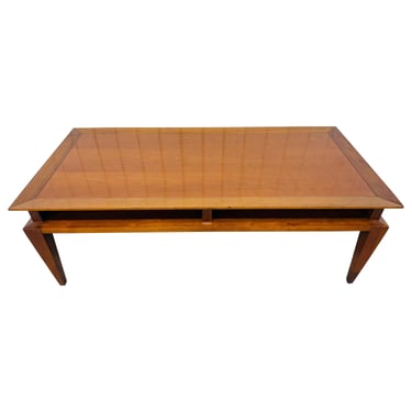 Mid-Century Modern Cherry Wood Coffee Table 