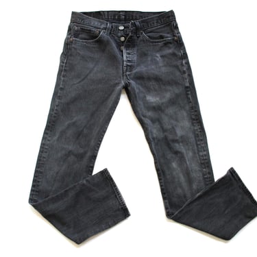 vintage RED tab BLACK Levi's denim faded JEANS -- size 30 x 30 -- free shipping in the U.S.A 