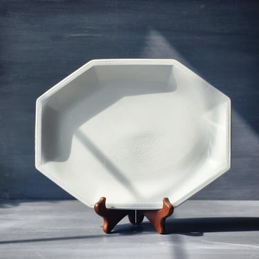 Johnson Bros Heritage White oval serving platter 12