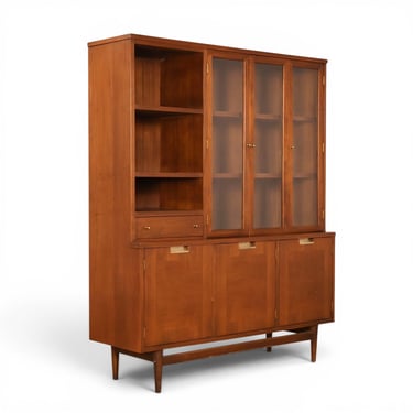 Merton Gershun for American of Martinsville Accord Vintage MCM China Cabinet c. 1960s 