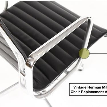 Eames Herman Miller Aluminum Group / Soft Pad Desk Chair Replacement Aluminum Arm Casting Set of 2 