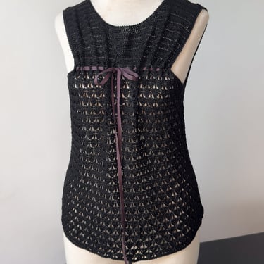EDIT Crochet Ribbon Tank