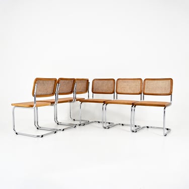Dining Chairs Style B32 by Marcel Breuer Set of 6 