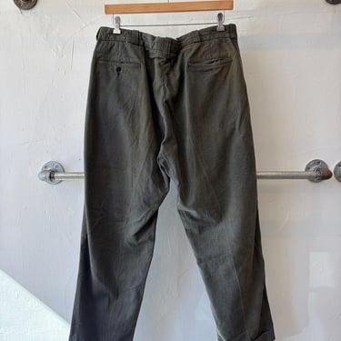 Vintage 50's Big Mac Regular Fit Talon Zipper Black Trouser Pants 40 x 31 