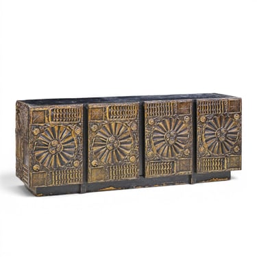 Adrian Pearsall for Craft Associates Mid Century Goop Brutalist Credenza - mcm 