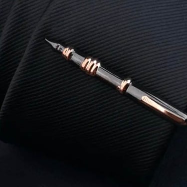 Antique Pen Tie Clip 