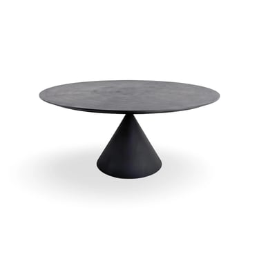 Original Desalto Clay Concrete Design round dining table by Marc Krusin 