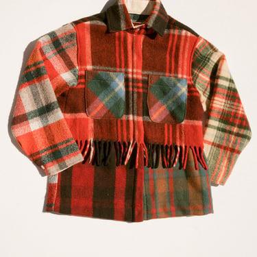 Fringe Plaid Ardmore - Red Red (XSmall)
