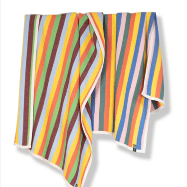 LINES 1 COTTON BEACH TOWELS / MINI BLANKETS BY MICHELE RONDELLI
