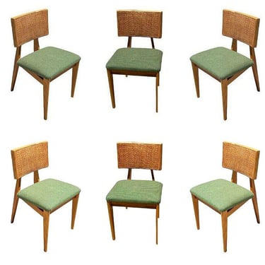 Model 4663 Walnut Dining Chairs by George Nelson for Herman Miller, Set of 6 