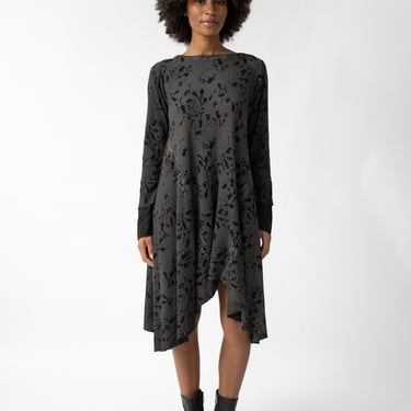 Hack Asymmetric Waffle Jersey Dress