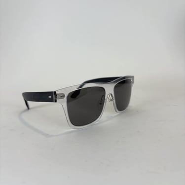 Alexander McQueen Clear Wayfarer Sunglasses