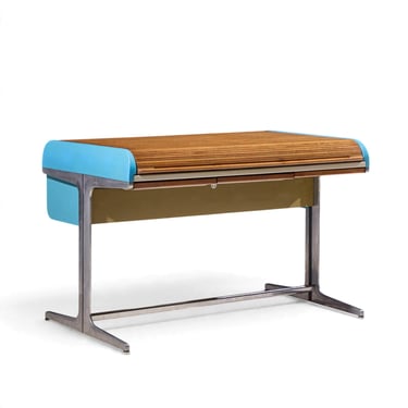 George Nelson for Herman Miller Action Office Mid Century Rolltop Desk - mcm 