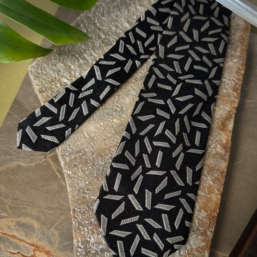 80s Versace Confetti Silk Tie