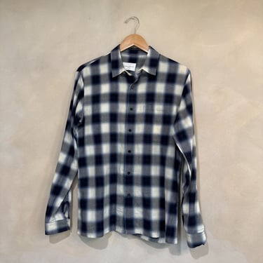 SANDRO, Plaid Button Up Top, S