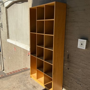 Oak Cubby Shelves