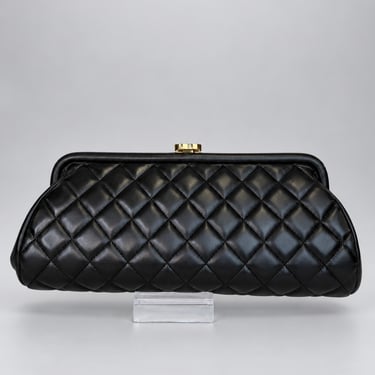 CHANEL, 2015 Lambskin Timeless Frame Clutch 21 Million Series, Black