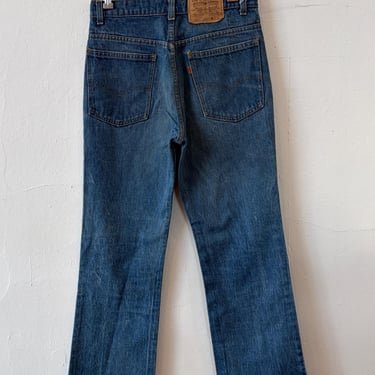 Vintage 80's Levis 517 Bootcut Orange Tab Blue Denim Jeans 28 x 31 