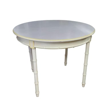 Thomasville Faux Bamboo Round Dining Table 