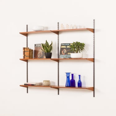 Kai Kristiansen shelving unit, set of 6 shelves, FM Møbler, Denmark 1960s 