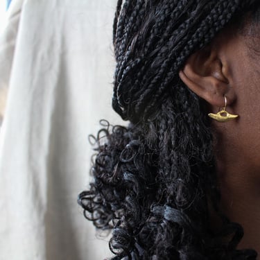 In the Water - small jug earrings 