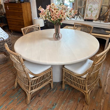 Round Pedestal Dining Table