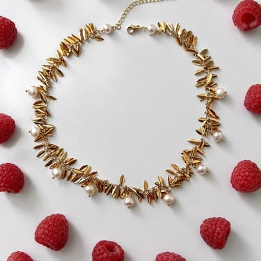 Pearl choker necklace, short pearl necklace, fresh water pearls necklace, pearl dainty necklace, 18k gold plated necklace, body jewelery 