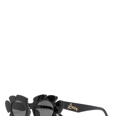 Loewe Women Black Acetate Paula S Ibiza Flower Sunglasses