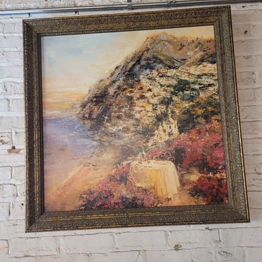 Signed Oil Painting of Italy