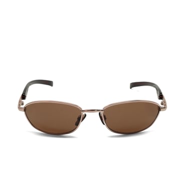 Vintage Late 90s Wire Oval Frame Reflective Lens Sunglasses 