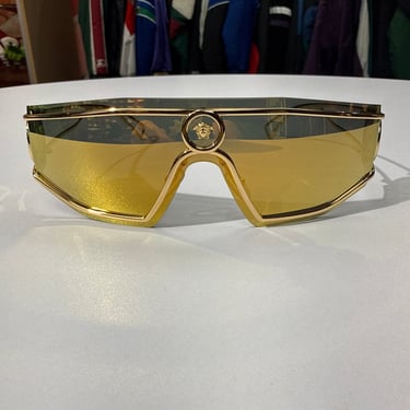 Versace VE2226 Mirrored Shield Sunglasses