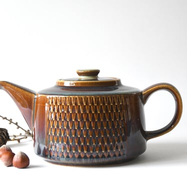 Søholm Denmark. Golden GRANIT Teapot. MCM Stoneware. Danish Tea pot by Maria Philippi 